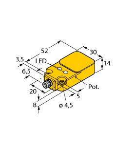 TURCK 2530011 / BC10-Q14-AN4X2-V1131 Capacitive Sensors