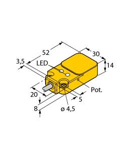 TURCK 2530020 / BC10-Q14-VP4X2 Capacitive Sensors