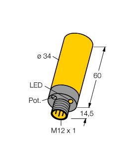 TURCK 2502126 / BC15-K34-AP4X-H1141 Capacitive Sensors