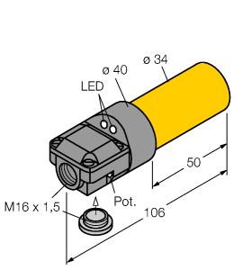 TURCK 2502128 / BC15-K34SR-VN4X2 Capacitive Sensors
