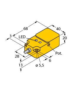 TURCK 4352000 / BC20-Q20-AZ3X2 Capacitive Sensors