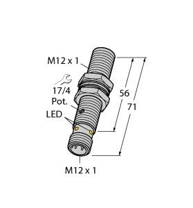 TURCK 2601011 / BC3-M12-AP6X-H1141 Capacitive Sensors