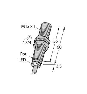 TURCK 2601000 / BC3-M12-AP6X Capacitive Sensors