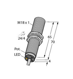 TURCK 2305100 / BC5-M18-RZ3X Capacitive Sensors