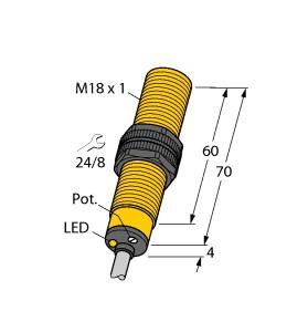 TURCK 2503007 / BC5-S18-AP4X 7M Capacitive Sensors