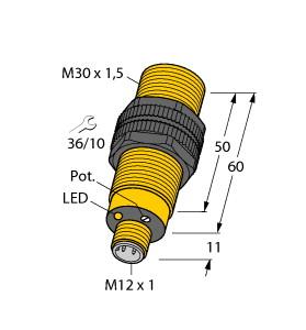 TURCK 1542562 / BCC10-S30-RP4X-H1143 Capacitive Sensors