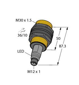 TURCK 2101700 / BCT10-S30-UP6X2-H1151 Capacitive Sensors