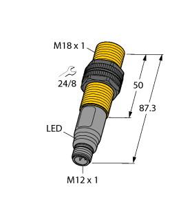 TURCK 2101400 / BCT5-S18-UN6X2-H1151 Capacitive Sensors
