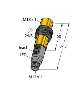 TURCK 2101100 / BCT5-S18-UP6X2T-H1151 Capacitive Sensors