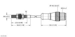 TURCK 4609898 / BI1-EG05-AN6X-0.2-RS4T Inductive Sensors