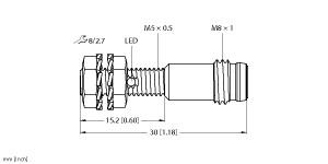 TURCK 4609769 / BI1-EG05K-AN6X-V1331 Inductive Sensors