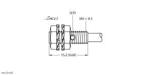 TURCK 4609765 / BI1-EG05K-AP6X Inductive Sensors