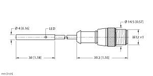 TURCK 4609593 / BI1-EH04-AP6X-0.2-RS4T Inductive Sensors