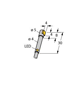 TURCK 4604001 / BI1-HS540-AP6X Inductive Sensors