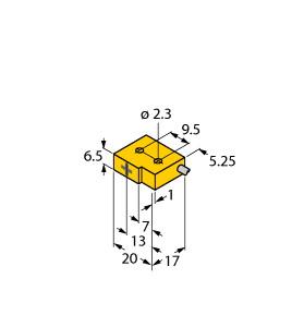TURCK 4613401 / BI1-Q6.5-AP6/S34 Inductive Sensors