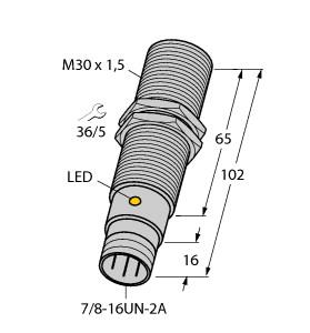 TURCK 4372202 / BI10-EG30-AZ3X-B1131/S120 Inductive Sensors