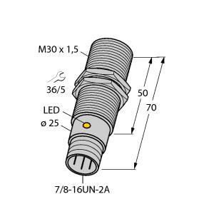TURCK 46965 / BI10-G30-AP6X-B1141 Inductive Sensors
