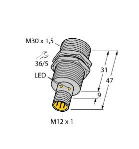 TURCK 4670660 / BI10-G30K-AP6X-H1141 Inductive Sensors