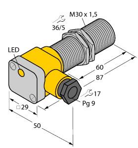 TURCK 4346400 / BI10-G30SK-AZ3X2 Inductive Sensors