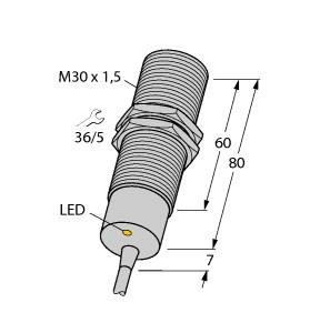 TURCK 4617010 / BI10-M30-AP6X/S120 Inductive Sensors