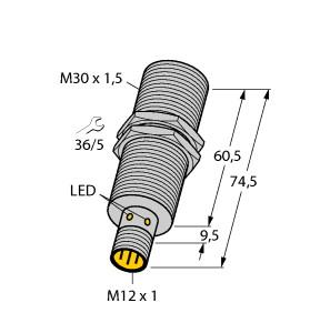 TURCK 4020201 / BI10-M30-Y1X-H1141/S56 Inductive Sensors