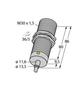 TURCK 43172 / BI10-M30T-RZ3X Inductive Sensors