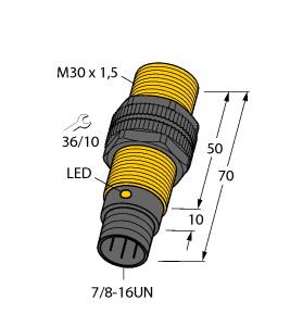TURCK 4697521 / BI10-P30-AP6X-B2141/S100 Inductive Sensors