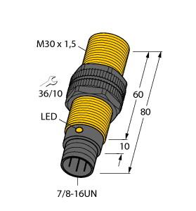 TURCK 43751 / BI10-P30-RZ3X-B2131 Inductive Sensors