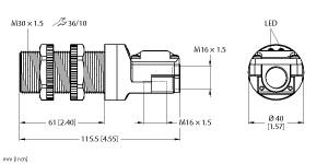 TURCK 15652 / BI10-P30SR-VP4X2 Inductive Sensors
