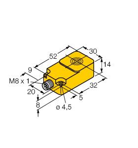 TURCK 1534603 / BI10-Q14-LIU-V1141 Inductive Sensors
