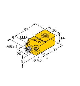 TURCK 1608531 / BI10-Q14-RP6X2-V1131 Inductive Sensors