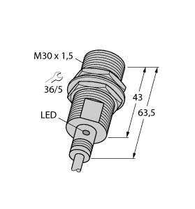 TURCK 4614667 / BI12-EG30F-AG6X Inductive Sensors