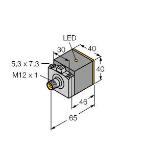 TURCK 4065000 / BI15-CK40-Y1X-H1141 Inductive Sensors