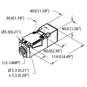 TURCK 13776 / BI15-CP40-FZ3X2/S100-S10 Inductive Sensors