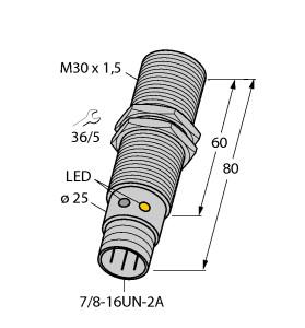 TURCK 4207292 / BI15-EG30H-ADZ30X2-B1131 Inductive Sensors