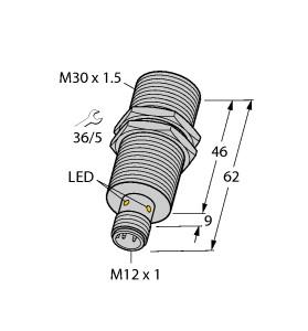 TURCK 1584072 / BI15-EM30-AP6X-H1141 Inductive Sensors