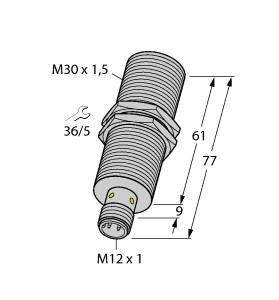 TURCK 4618599 / BI15-M30E-RP6X-H1141 Inductive Sensors
