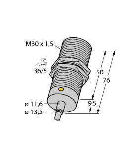 TURCK 4618007 / BI15-M30T-AP6X 7M Inductive Sensors