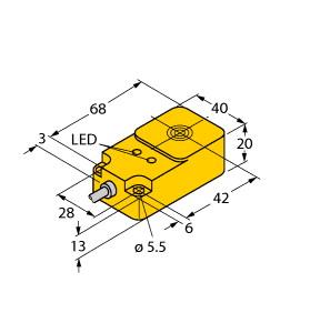 TURCK 4256250 / BI15-Q20-ADZ32X2 Inductive Sensors