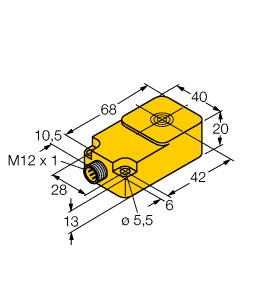TURCK 1534601 / BI15-Q20-LIU-H1141 Inductive Sensors