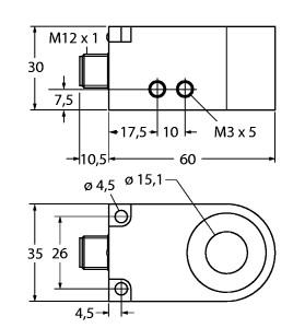TURCK 14040 / BI15R-W30-DAP6X-H1141 Inductive Sensors