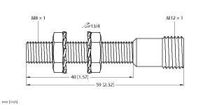 TURCK 4602261 / BI1.5-EG08-AP6-H1341 Inductive Sensors