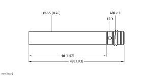 TURCK 4612120 / BI1.5-EH6.5-AN6X-V1131 Inductive Sensors