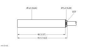 TURCK 4612000 / BI1.5-EH6.5-AP6X Inductive Sensors