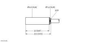 TURCK 4610640 / BI1.5-EH6.5K-AN6X Inductive Sensors
