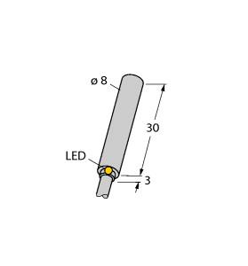 TURCK 1604331 / BI1.5-H08K-AP6X Inductive Sensors