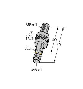 TURCK 4600530 / BI1.5U-EG08-AN6X-V1131 Inductive Sensors