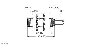 TURCK 4669402 / BI2-EG08K-AP6X 7M Inductive Sensors