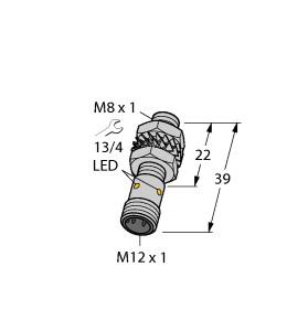 TURCK 4602599 / BI2-EGT08K-AG41X-H1341/S1589 Inductive Sensors