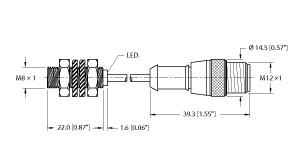 TURCK 4602596 / BI2-EGT08K-AP6X-0.3-RS4T/S1764 Inductive Sensors